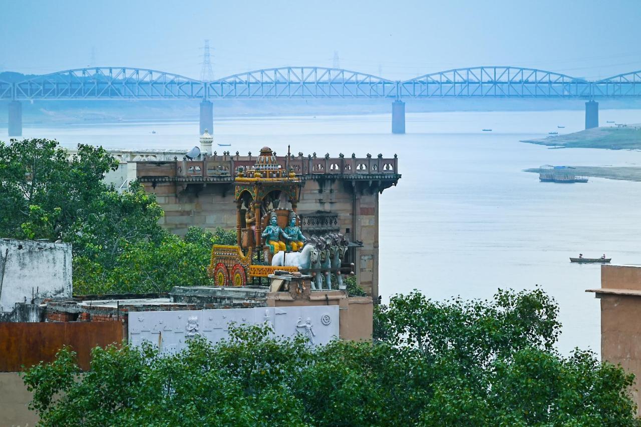 Ganga Darshanam Guesthouse At Dashashwamedh Ghat Bénarès Extérieur photo